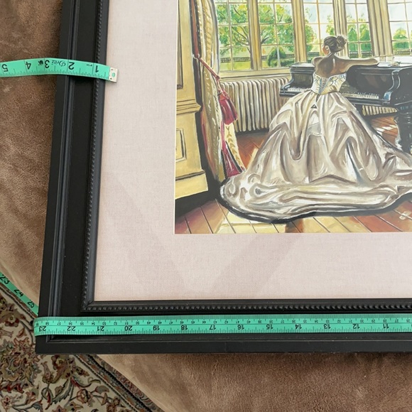 Made by Nima nia.zize 19x23 . The frame is black - Picture 4 of 6